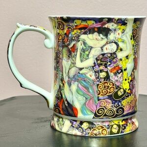 Gustav klimt mug by adeline fine china - housewarming gift